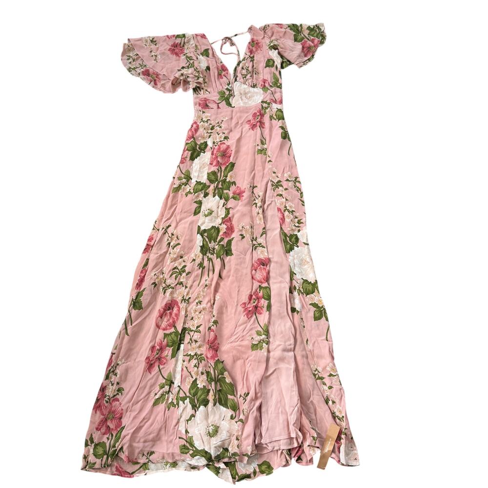 NEW Reformation Shayla Dress Rose Garden